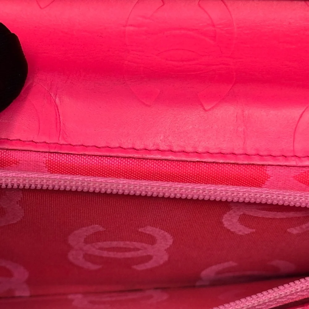 💯Authentic CHANEL Quilted Cambon Long Black Calfskin w/ Silver Hardware - Picture 4 of 8